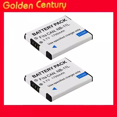 2x Battery NB-11L NB-11LH For Canon PowerShot SX400 SX410 SX420 SX430 SX440 IS • $19.95