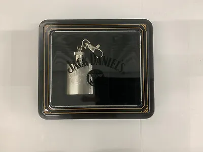 £10 • Buy Jack Daniels Miniature & Branded Keyring Hipflask Tin Gift Set 2006