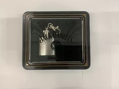 £10 • Buy Jack Daniels Miniature & Branded Keyring Hipflask Tin Gift Set 2006