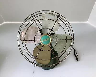 Vintage ZERO Mid Century Metal Fan • $25