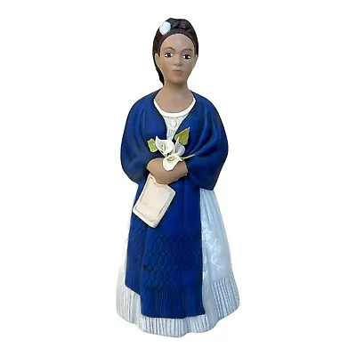 Vintage Mexican Pottery Frida Kahlo Statue Decor Figurine 13” Maria Letelier • $38.88