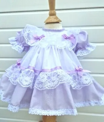 DREAM 0-5 YEARS Baby Girls Vintage Traditional Frilly Netted  Dress 8 Colours • £21.99