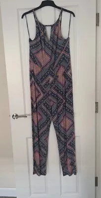 NEW Miss Selfridge Paisley Design Jumpsuit Size 14 • £10