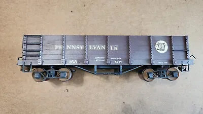 Bachmann G Scale Pennsylvania Gondola #163 W/Pipe Load • $69.99