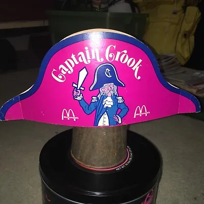 1974 McDonalds  Captain Crook Paper Hat (Scarce / Vintage) VF Condition • $24.91