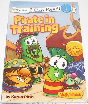 VeggieTales 4 Books Set Pirate Knight NEW I Can Read 1 Veggie Tales Lot Princess • $13.90