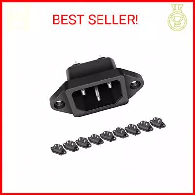 10 Pack AC 250V 10A C14 Panel Mount Plug Adapter Power Connector Socket • $10.50