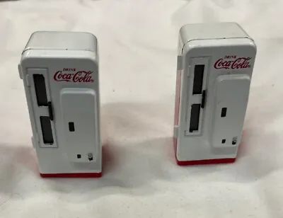 2 Die Cast Miniature Coca-Cola COKE Vending Pop Machine ERTL 588 • £9.50