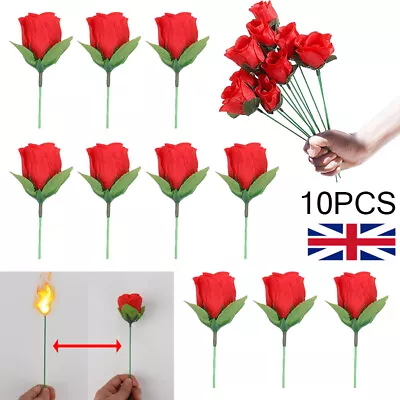 Fire Turns Into A Rose Magic Flame Appearing Flower Torch To Rose Suprising Gift • £5.69