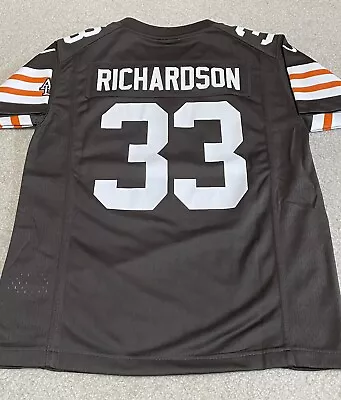 $9.99 • Buy Trent Richardson Vintage Cleveland Browns Football Replica Jersey Youth Medium