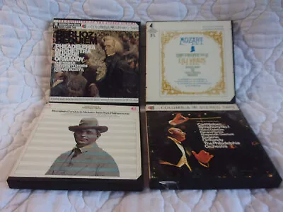 Lot 4 Classical Reel To Reel Tapes Ormandy Bernstein Lili Kraus Mozart Berlioz • $75