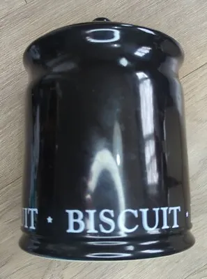 DMD David Mason Design Vintage Star Black Biscuit Jar Very Good Condition  • £15