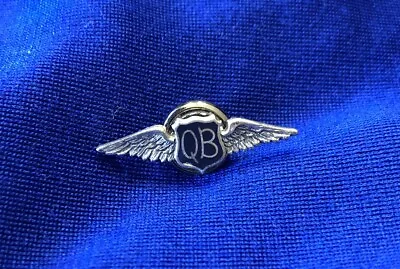 QUIET BIRDMEN QB Military Pilot Wings Sterling Tie Tacks/Lapel Pin 1  • $49.95