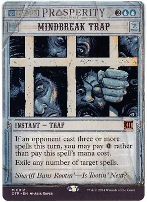 Mindbreak Trap - Outlaws Of Thunder Junction: Breaking News - NM MTG • $31