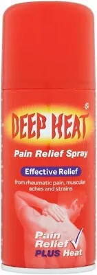 £6.99 • Buy Best Deep Heat Pain Relief & Warming Spray. Used Before And After Exercise 150ml