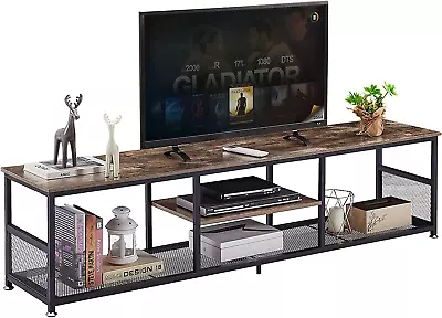 Industrial TV Stand For Televisions Up To 80 Inch 70  Entertainment Center With • $129.99