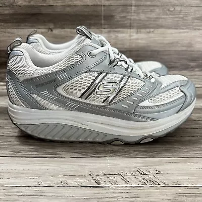 Skechers Shape Ups Women's 8.5 Sneaker White Athletic  Fitness Walking 11814 • $29.69