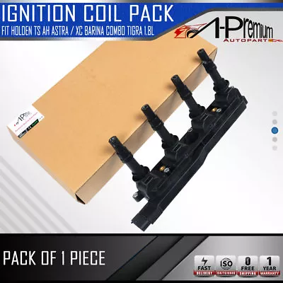 Ignition Coil Pack For Holden TS AH Astra / XC Barina Combo Tigra Z18XE 1.8L • $53.50