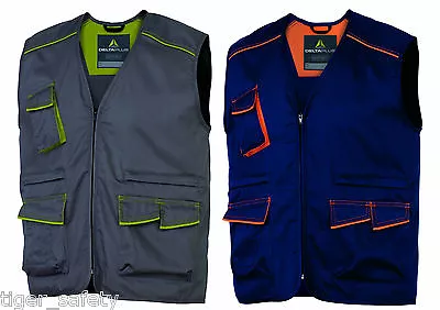 £16.99 • Buy Delta Plus Panoply M6GIL Panostyle Mens Work Vest Gilet Bodywarmer Tool Vest