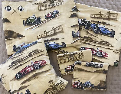 Rooms That Rule Race Car Twin Size Sheet SET B • $75