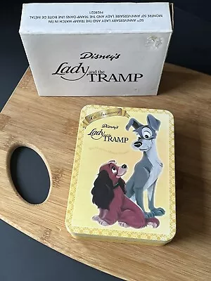 NEW 2005 Disney 50th Anniversary Lady And Tramp Watch W/ Collector Gift Tin • $35.99