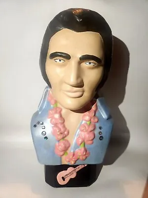 Vintage Ceramic Elvis Presley Bust Statue By Sunrise Mold Co- Music Memorabilia • $199.99