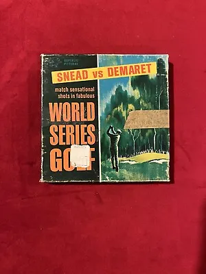 Vintage Republic Pictures World Series Golf Snead Vs Demaret 8mm Film Republic • $20