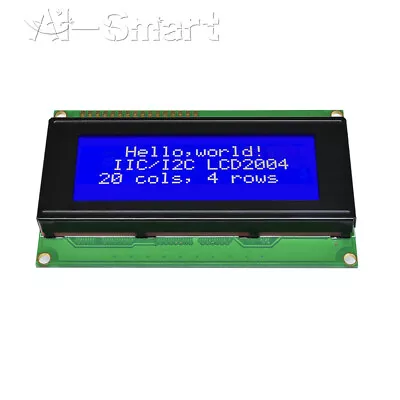 Blue Serial IIC/I2C/TWI 2004 204 20X4 Character LCD Module Display For Arduino • £5.44
