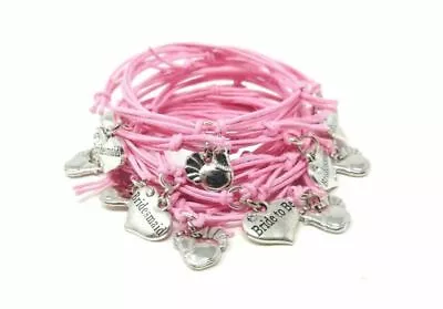 Hen Party Bracelet Bride Wristband Bracelet Friendship Charm Hen Night Gift • $2.18