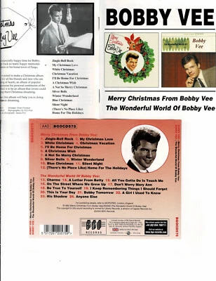 $29.99 • Buy Bobby Vee - Merry Christmas From/wonderful World (cd 2002) *24 Tracks*