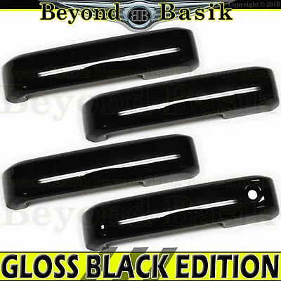 2017-2020 2021 2022 FORD F250 Crew Cab GLOSS BLACK Door Handle COVERS NoSmartKey • $14.61