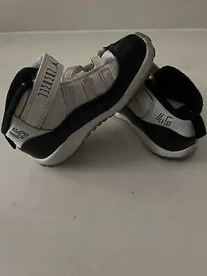 Nike Jordan 11 Retro Concord TD Black White 378040-100 Toddler Size 9C • $24.99