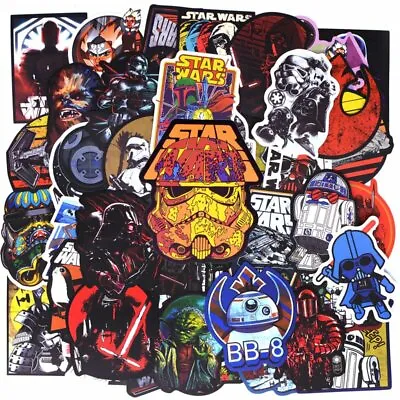 £3.99 • Buy 100pcs Star Wars Stickers Yoda Storm Trooper Jedi Vador Mandalorian Laptop Phone