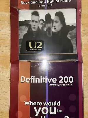 U2 Sealed Cd Longbox JOSHUA TREE Ultra Rare Bono Edge Rock And Roll Hall Of Fame • $49.99