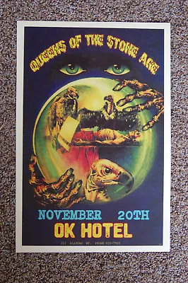 $4 • Buy Queens Of The Stone Concert Tour Poster 1997 OK Hotel Seattle ---