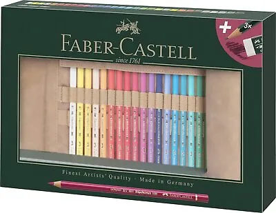 Faber-Castell 110030 Polychromos Coloured Pencils Set Of 30 With Leather... • $71