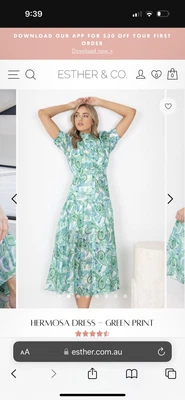 $60 • Buy Hermosa Print Dress Cocktail