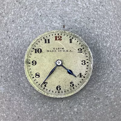 Vintage Elgin Watch Movement Running 22mm • $37