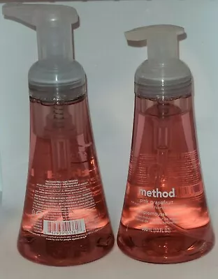 Method Foaming Hand Soap Pink Grapefruit 10 Oz 2- Pack Packaging  Varies • $19.99