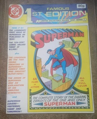 £14 • Buy Dc Comics  Famous 1st Editions  Superman C-61 1979 Treasury