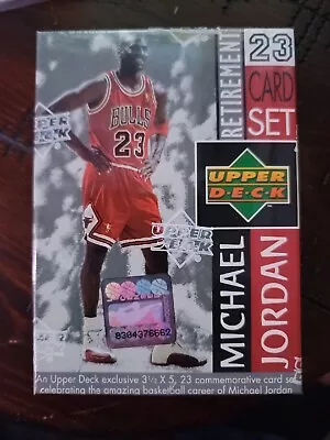 1999 Upper Deck Michael Jordan Basketball NBA Sealed Retirement Card Set • $65.99