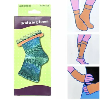 £4.91 • Buy Weaving Tools Knitting Loom Set Yarn Accessories Sewing DIY Plastic Sock Weaver