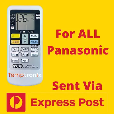 Air Conditioner Remote Control For ALL Panasonic Models SENT EXPRESS POST • $28.95