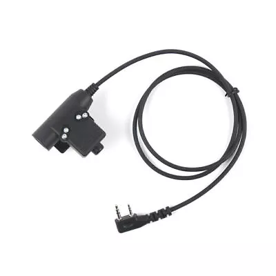 U94 PTT Cable Plug Headset Adapter For Kenwood Baofeng UV-5R H777 Walkie Talkie • $14.07