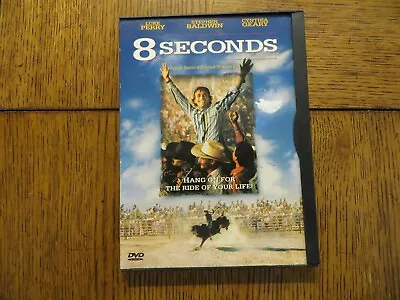 8 Seconds - Luke Perry Stephen Baldwin - 1994 - New Line Cinema DVD VERY GOOD!! • $7.99