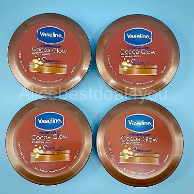 Vaseline Cocoa Glow Body Cream Intensive Care 4PK X 2.53oz Exp 5/25+ • $11.90