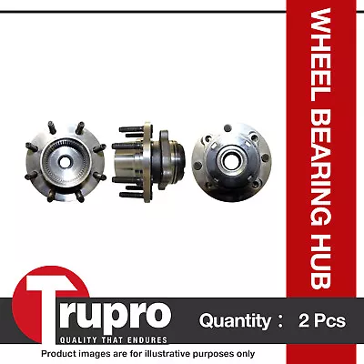 2 X Trupro Front Wheel Bearing Hub For Ford F250 7.3L V8 4WD 9/03-2004 • $508.95