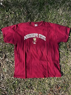 Vintage Mississippi State Bulldog (MSU) T Shirt Size XL • $25