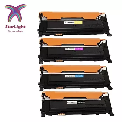 4 Toner Cartridge Compatible With Samsung CLP 320 320 325 325W CLX 3180 3185 • £38.59