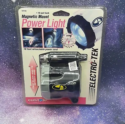 10w Magnetic Mount Power Light Torch Garage Car Super Bright 12v Plug New Sealed • $12.02